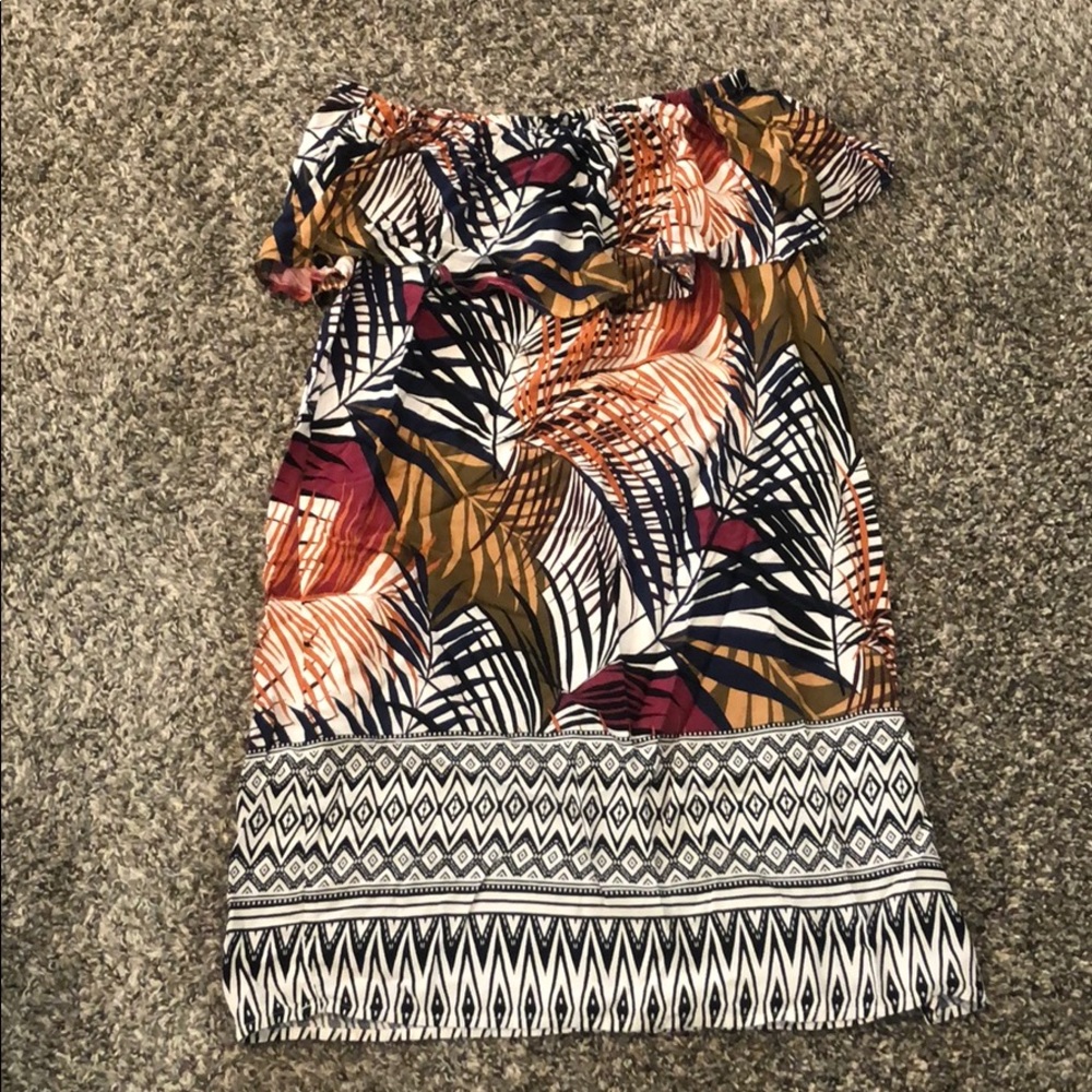 off the shoulder dress